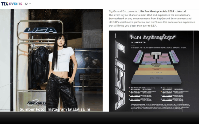 Lisa Blackpink Guncang Jakarta! November Mendatang